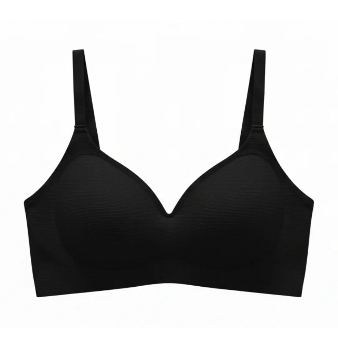 Padded Seamless Pure Bra - Black